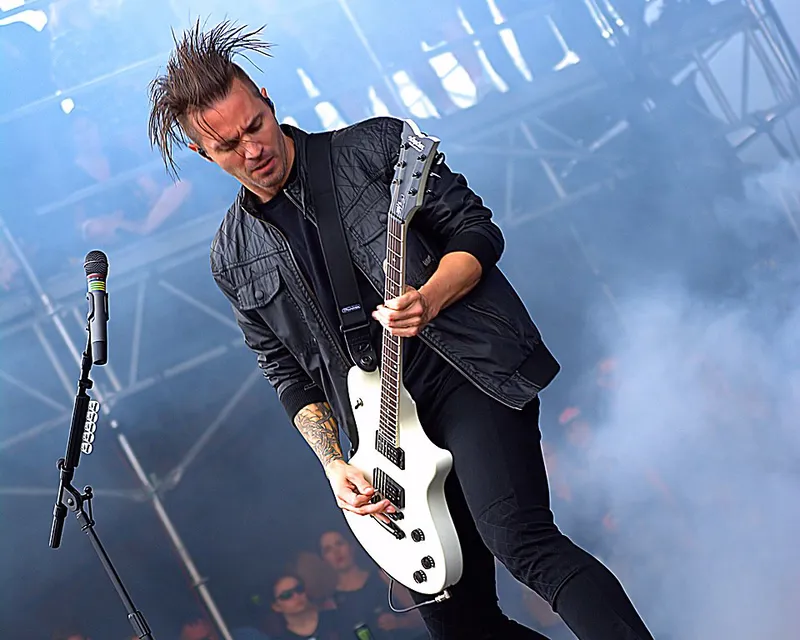 Papa Roach Rotr 2015：吉他手 Jerry Horton