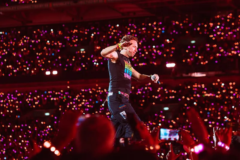 酷玩乐队主唱 Chris Martin - 温布利球场 - 2025年9月12日星期五